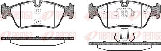 Kawe 0384 40 - Kit de plaquettes de frein, frein à disque cwaw.fr