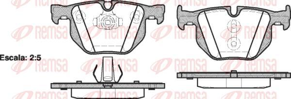 Kawe 0381 61 - Kit de plaquettes de frein, frein à disque cwaw.fr