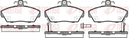 Kawe 0330 02 - Kit de plaquettes de frein, frein à disque cwaw.fr