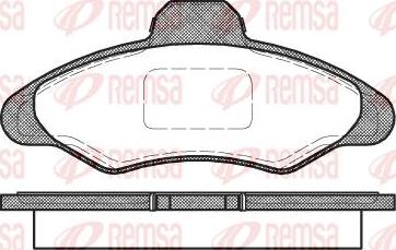 Kawe 0331 00 - Kit de plaquettes de frein, frein à disque cwaw.fr