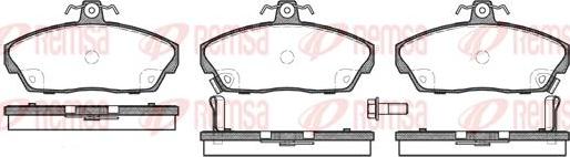 Kawe 0337 02 - Kit de plaquettes de frein, frein à disque cwaw.fr