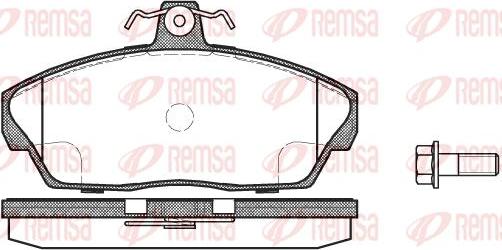 Kawe 0337 10 - Kit de plaquettes de frein, frein à disque cwaw.fr