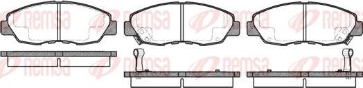 Kawe 0324 02 - Kit de plaquettes de frein, frein à disque cwaw.fr