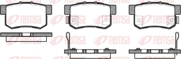 Kawe 0325 52 - Kit de plaquettes de frein, frein à disque cwaw.fr