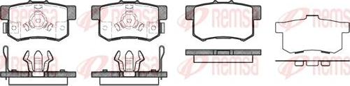 Kawe 0325 04 - Kit de plaquettes de frein, frein à disque cwaw.fr