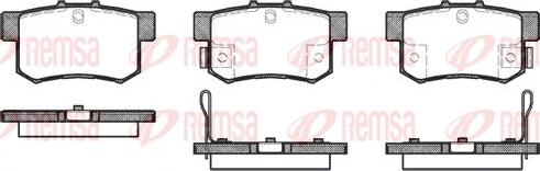 Kawe 0325 22 - Kit de plaquettes de frein, frein à disque cwaw.fr