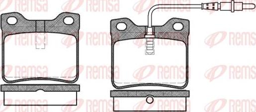 Kawe 0321 02 - Kit de plaquettes de frein, frein à disque cwaw.fr