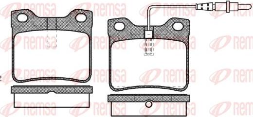 Kawe 0321 22 - Kit de plaquettes de frein, frein à disque cwaw.fr