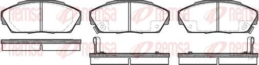 Kawe 0323 02 - Kit de plaquettes de frein, frein à disque cwaw.fr