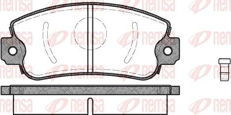 Kawe 0372 02 - Kit de plaquettes de frein, frein à disque cwaw.fr