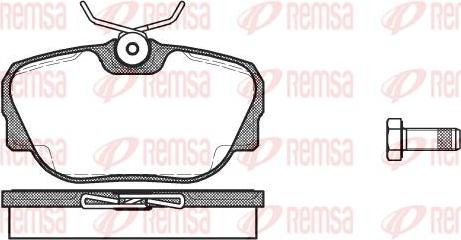 Kawe 0296 00 - Kit de plaquettes de frein, frein à disque cwaw.fr