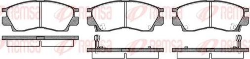 Kawe 0290 02 - Kit de plaquettes de frein, frein à disque cwaw.fr