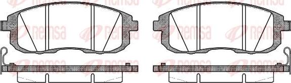 Kawe 0293 14 - Kit de plaquettes de frein, frein à disque cwaw.fr