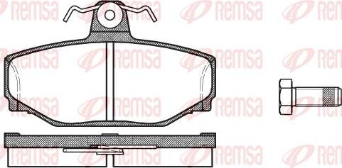 Kawe 0297 00 - Kit de plaquettes de frein, frein à disque cwaw.fr