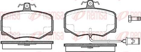 Kawe 0246 02 - Kit de plaquettes de frein, frein à disque cwaw.fr