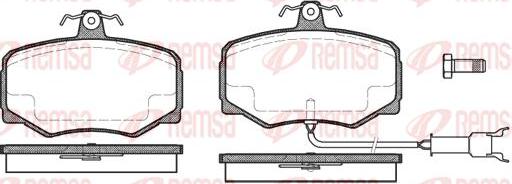 Kawe 0246 12 - Kit de plaquettes de frein, frein à disque cwaw.fr