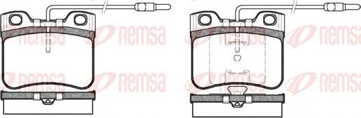 Kawe 0247 14 - Kit de plaquettes de frein, frein à disque cwaw.fr