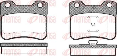 Kawe 0247 10 - Kit de plaquettes de frein, frein à disque cwaw.fr