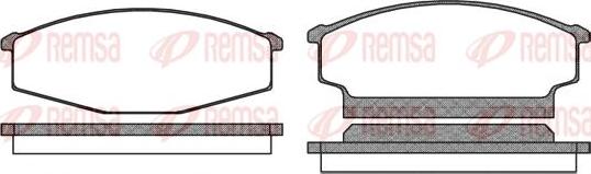 Kawe 0256 00 - Kit de plaquettes de frein, frein à disque cwaw.fr