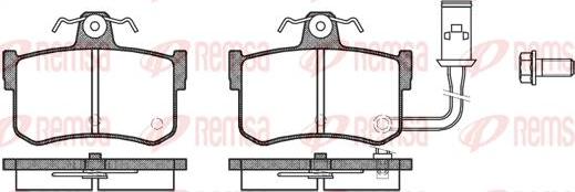 Kawe 0251 01 - Kit de plaquettes de frein, frein à disque cwaw.fr