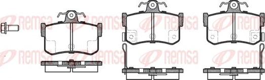 Kawe 0251 12 - Kit de plaquettes de frein, frein à disque cwaw.fr