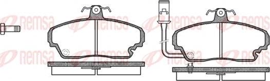 Kawe 0252 01 - Kit de plaquettes de frein, frein à disque cwaw.fr