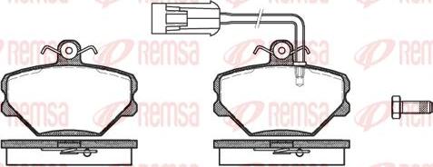 Kawe 0264 42 - Kit de plaquettes de frein, frein à disque cwaw.fr