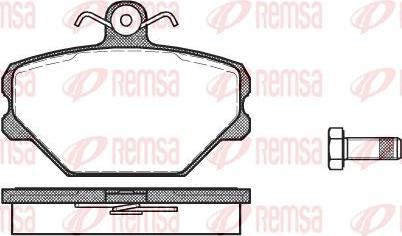 Kawe 0264 00 - Kit de plaquettes de frein, frein à disque cwaw.fr