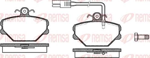 Kawe 0264 12 - Kit de plaquettes de frein, frein à disque cwaw.fr