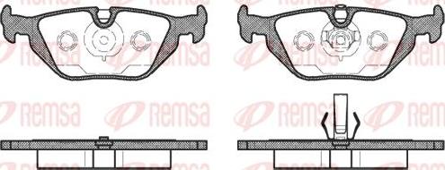 Kawe 0265 50 - Kit de plaquettes de frein, frein à disque cwaw.fr