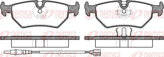 Kawe 0265 32 - Kit de plaquettes de frein, frein à disque cwaw.fr