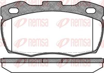 Kawe 0266 10 - Kit de plaquettes de frein, frein à disque cwaw.fr