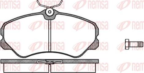 Kawe 0261 00 - Kit de plaquettes de frein, frein à disque cwaw.fr