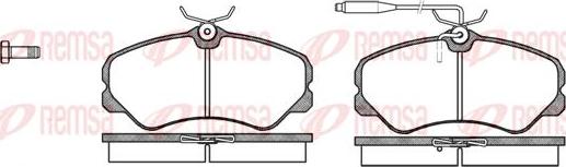 Kawe 0261 02 - Kit de plaquettes de frein, frein à disque cwaw.fr