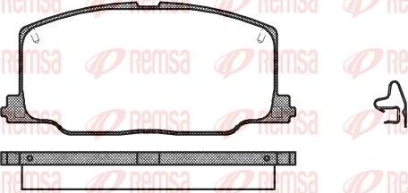 Kawe 0268 04 - Kit de plaquettes de frein, frein à disque cwaw.fr