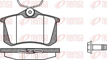 Kawe 0263 92 - Kit de plaquettes de frein, frein à disque cwaw.fr