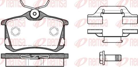 Kawe 0263 50 - Kit de plaquettes de frein, frein à disque cwaw.fr