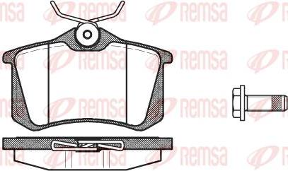 Kawe 0263 05 - Kit de plaquettes de frein, frein à disque cwaw.fr