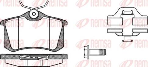 Kawe 0263 03 - Kit de plaquettes de frein, frein à disque cwaw.fr