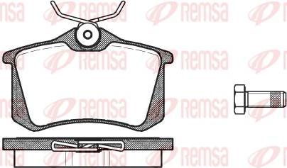 Kawe 0263 10 - Kit de plaquettes de frein, frein à disque cwaw.fr