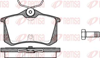 Kawe 0263 20 - Kit de plaquettes de frein, frein à disque cwaw.fr