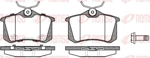 Kawe 0263 74 - Kit de plaquettes de frein, frein à disque cwaw.fr