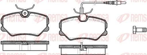 Kawe 0262 02 - Kit de plaquettes de frein, frein à disque cwaw.fr