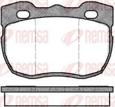 Kawe 0267 00 - Kit de plaquettes de frein, frein à disque cwaw.fr