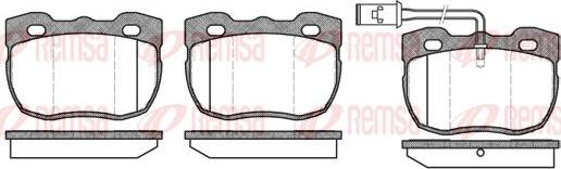 Kawe 0267 11 - Kit de plaquettes de frein, frein à disque cwaw.fr