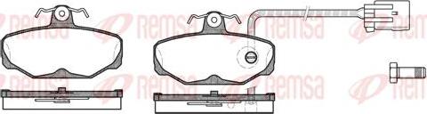 Kawe 0205 12 - Kit de plaquettes de frein, frein à disque cwaw.fr