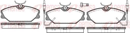 Kawe 0208 02 - Kit de plaquettes de frein, frein à disque cwaw.fr