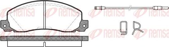 Kawe 0202 02 - Kit de plaquettes de frein, frein à disque cwaw.fr