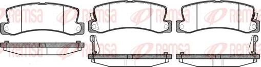 Kawe 0214 22 - Kit de plaquettes de frein, frein à disque cwaw.fr