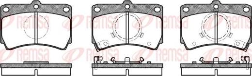 Kawe 0212 02 - Kit de plaquettes de frein, frein à disque cwaw.fr